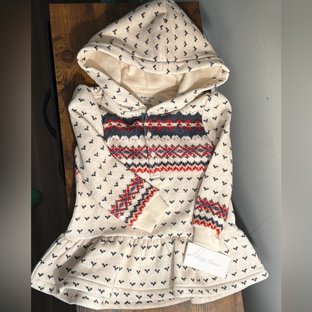 Ralph Lauren Winter Sweater Dress 2T - Never worn (NWT)